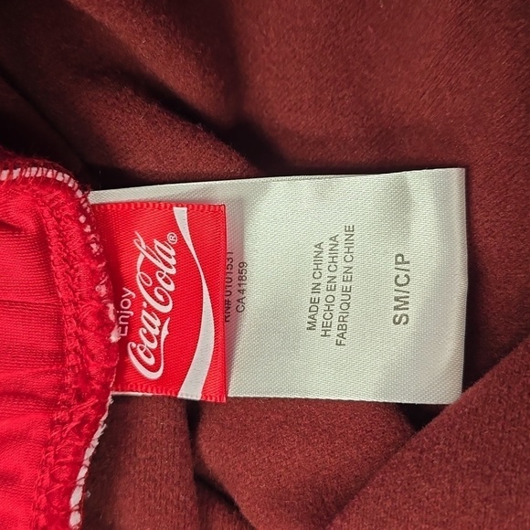 Women's Coca-Cola Graphic Wide Leg Track Pants | Small - Picture 9 of 12